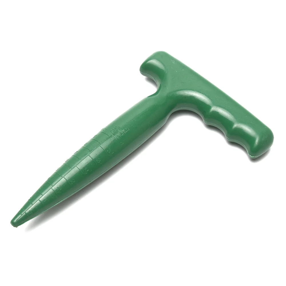 Seedling Dibber Plastic Grip Garden Planting Tools Green Home Widger Practical Durable Transplanting Solid Portable