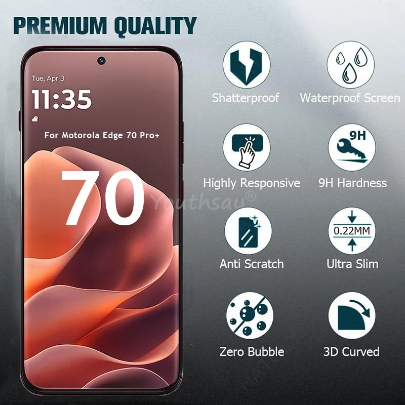 Premium 3D Curved HD Tempered Glass Screen Protector - Anti-Scratch Film