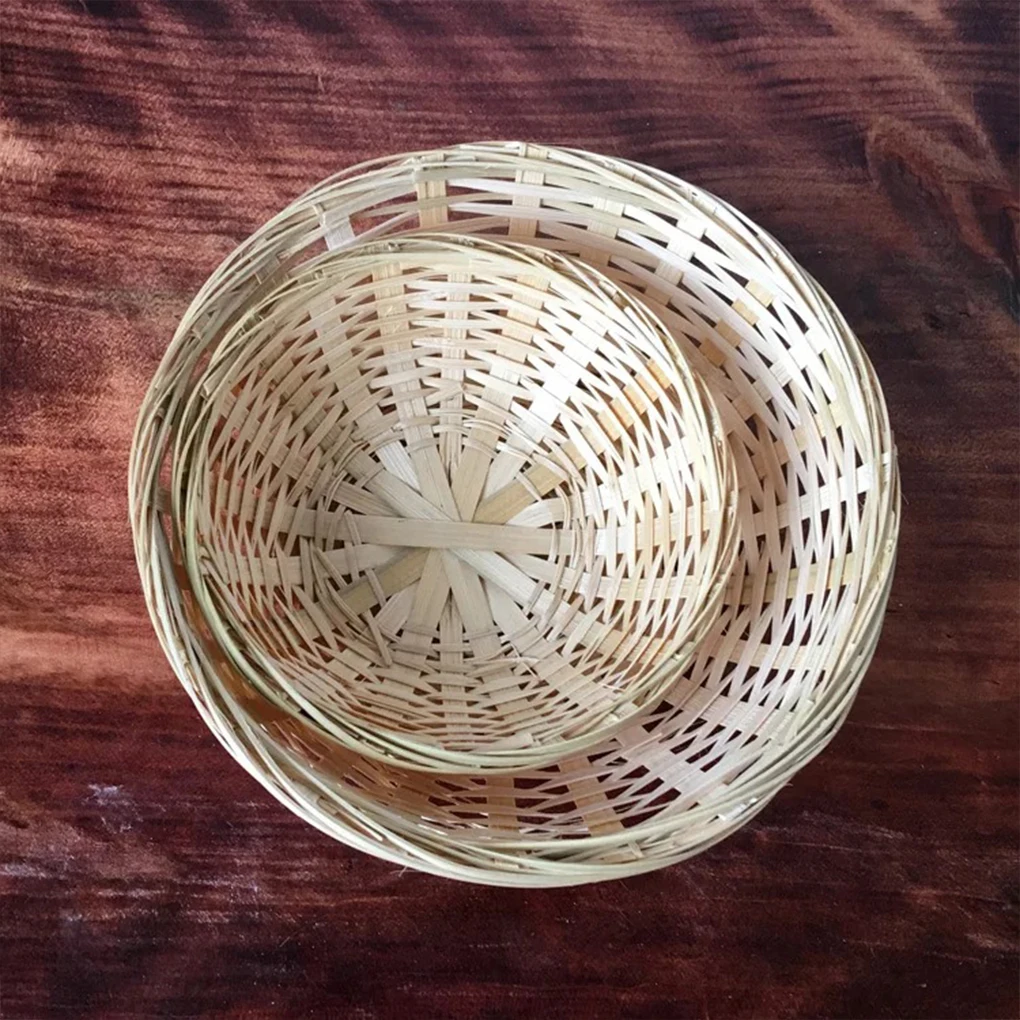 

12 упаковок, плетеное бамбуковое сито из ротанга, нетоксичное, без запаха, экологичное, простое в эксплуатации, ручная работа