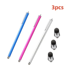 Universal Capacitive Touch Screen Stylus Pencil, 18.5CM Long (3PCS Pen and Head)