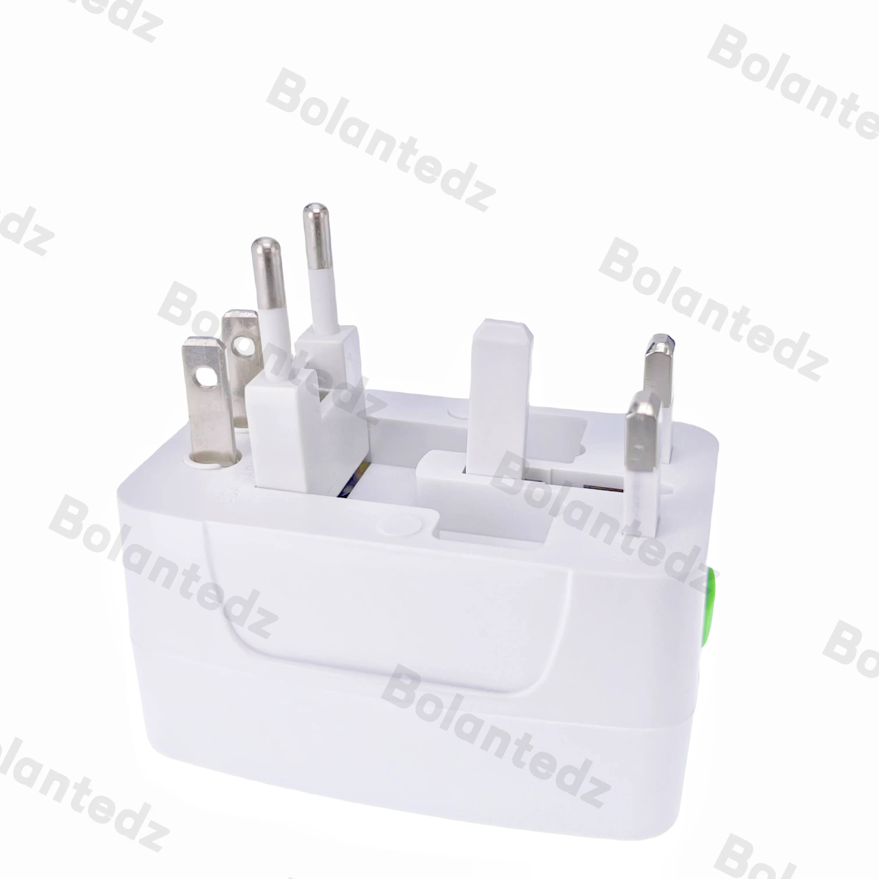 Universal-Reisest ecker adapter 2 USB-Anschluss 1 Typ C Weltreise-Wechselstrom adapter au us uk eu Konverter adapter USB-Ladegerät