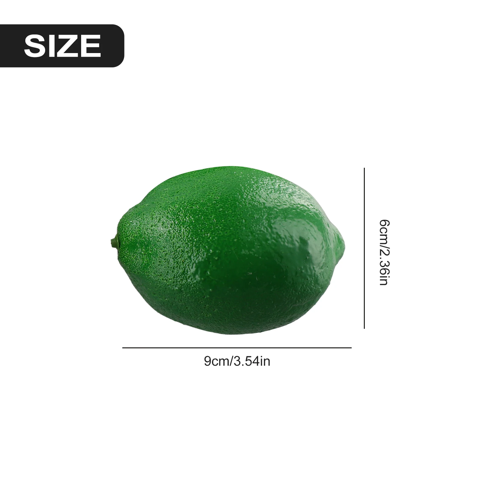Lifelike Limes Lemon Artificial Plastic Fake Fruit Imitation 6Pcs Home Decors Home Kitchen Party Decoration Simulation Limes artificial fruits and vegetables