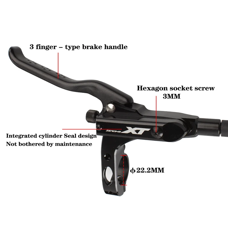 XT MTB Piston Brake Mountain Bike Brake with Rotor Caliper Front