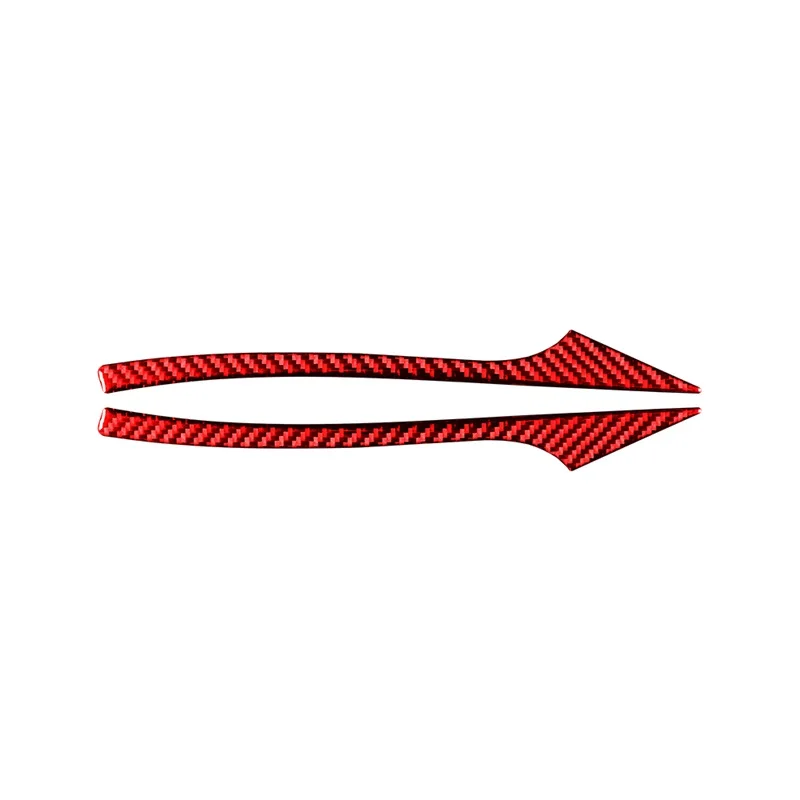For BMW 5 Series F10 2011- GT5 F07 F01 2010-2015 Car Accessories Carbon Fiber Car Rearview Mirror Decoration Strip Stickers