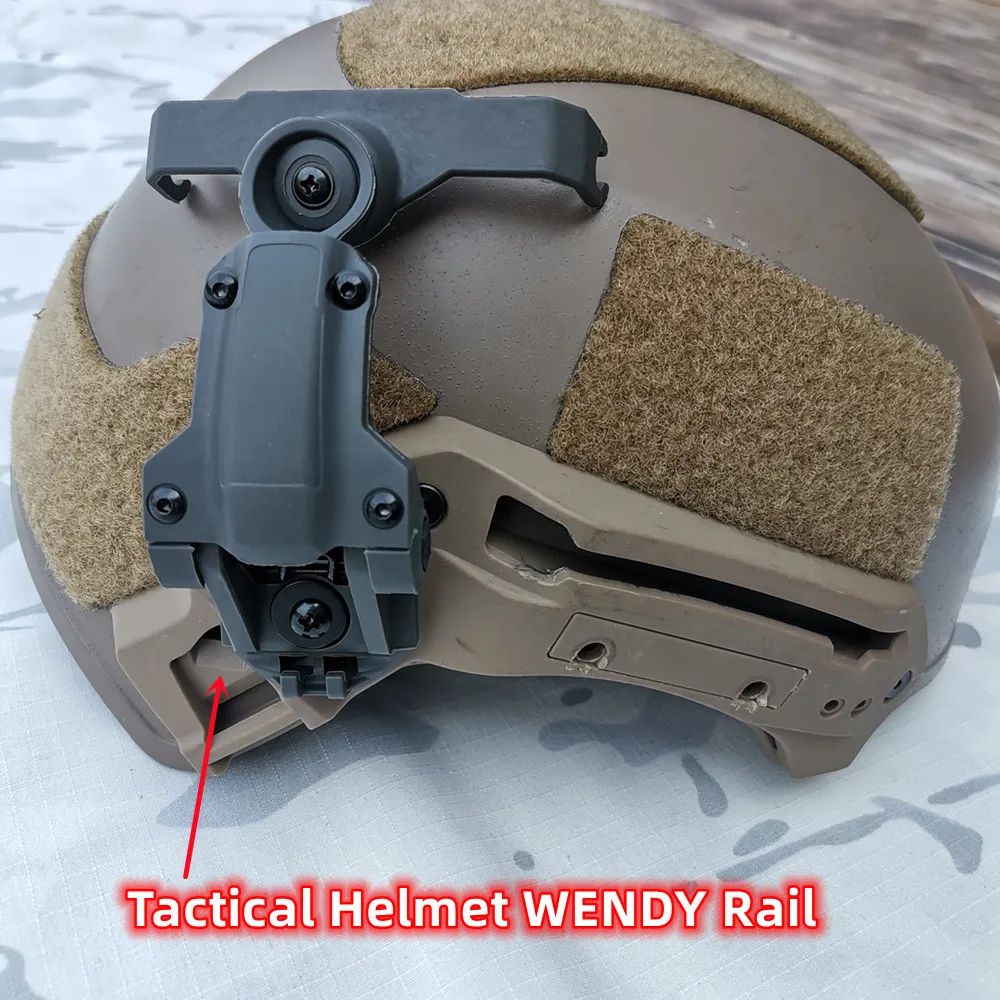 TS TAC-SKY Cuffie Tattiche Adattatore Per Montaggio Su Casco SORDIN Compatibile Con Binario ARC / Binario Wendy / Binario MLOK Per Caschi - Foto 7