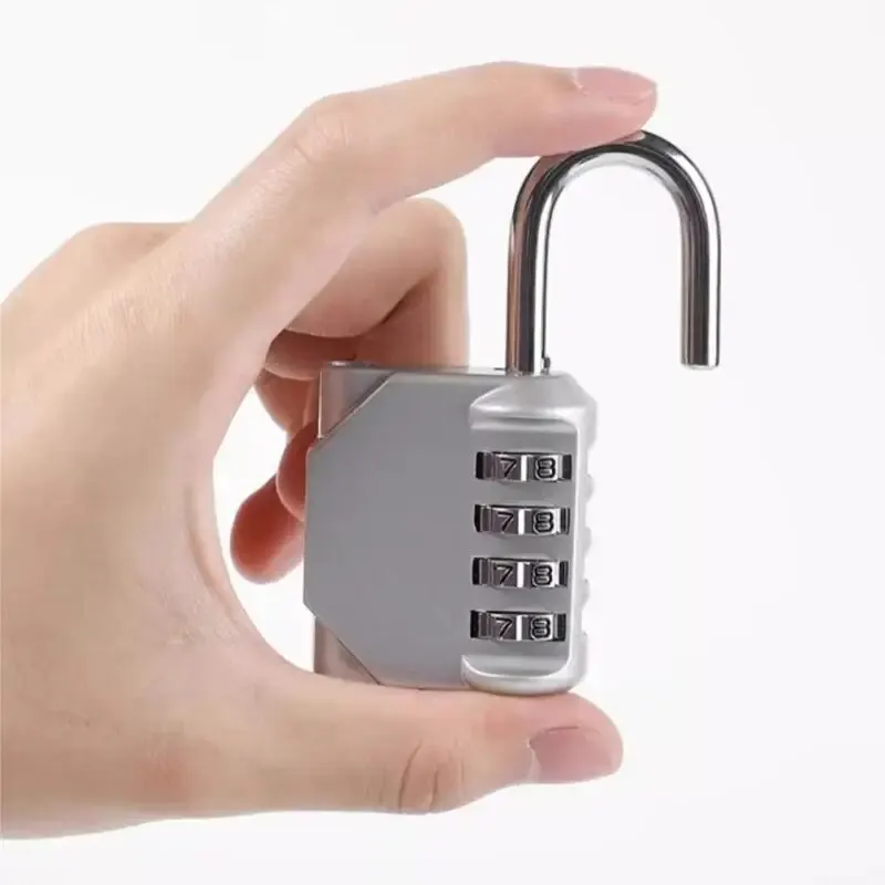 Door Lock Mini Cabinet Backpack Luggage Bag Student Dormitory 4 Digit Password Anti-theft