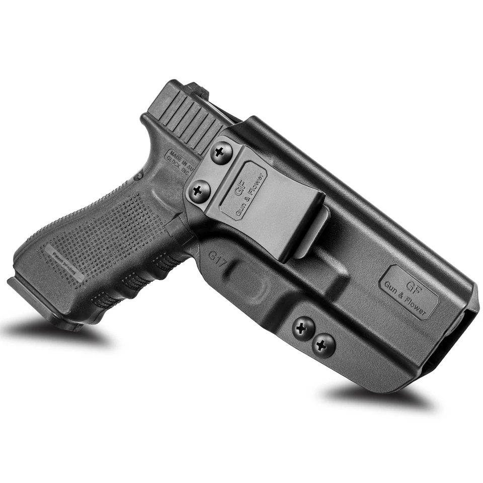Fondina OWB Per Glock 17/22/31 Gen 1-5 – Clip Da Cintura, Cant Regolabile, Polimero Resistente, Mano Destra, Ideale Per Caccia O Difesa