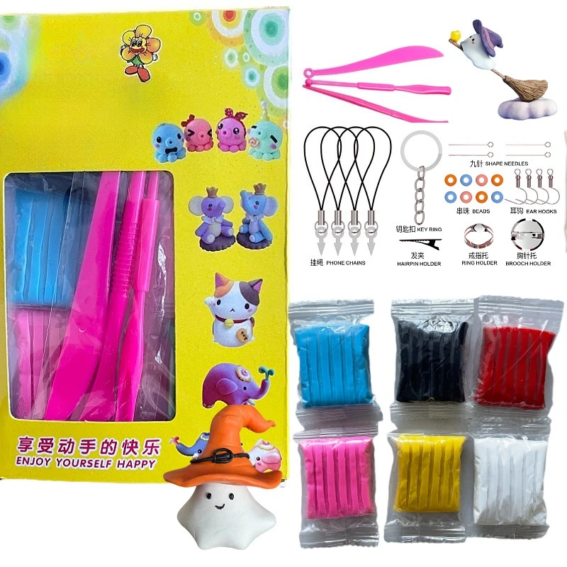 Non Toxic Polymer Clay Set for Jewelry Making