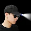 Trendy Induction LED Light Luminous Baseball Caps In Dark Reading Fishing Jogging Sport Hat Camping USB Charging for Men Women 1