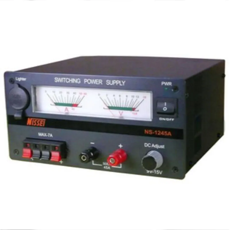 Original NISSEI NS-1245A Power Meter 45A 13.8V 9V-15V Base Station Digital Power Supply Meter NS1245A for Car Radio Audio System