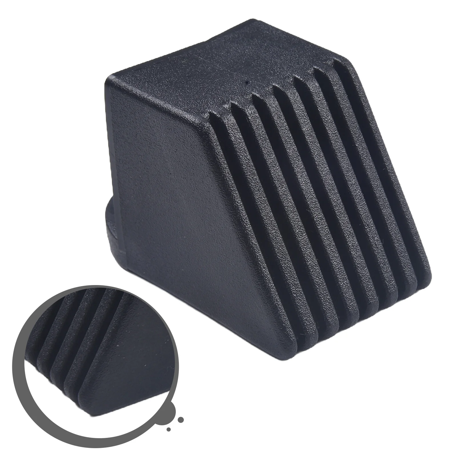 Fitness Equipment Rubber End Caps - Floor Protectors & Gym Accessories (Set of 2)