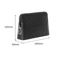 Man`s Fingerprint Lock Handbag Security Lady`s Wallet  Anti-Theft Clutch Bag - Image 3