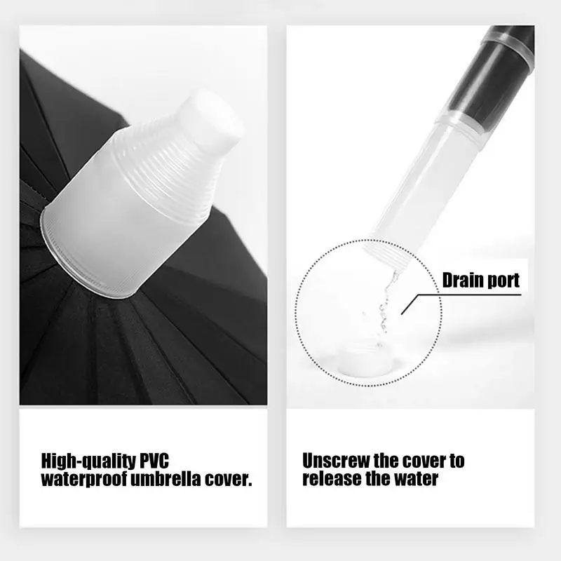 Waterproof Umbrella Cover Waterproof Foldable Umbrella Sleeve Lightweight Long Handle Accessories For Car Home