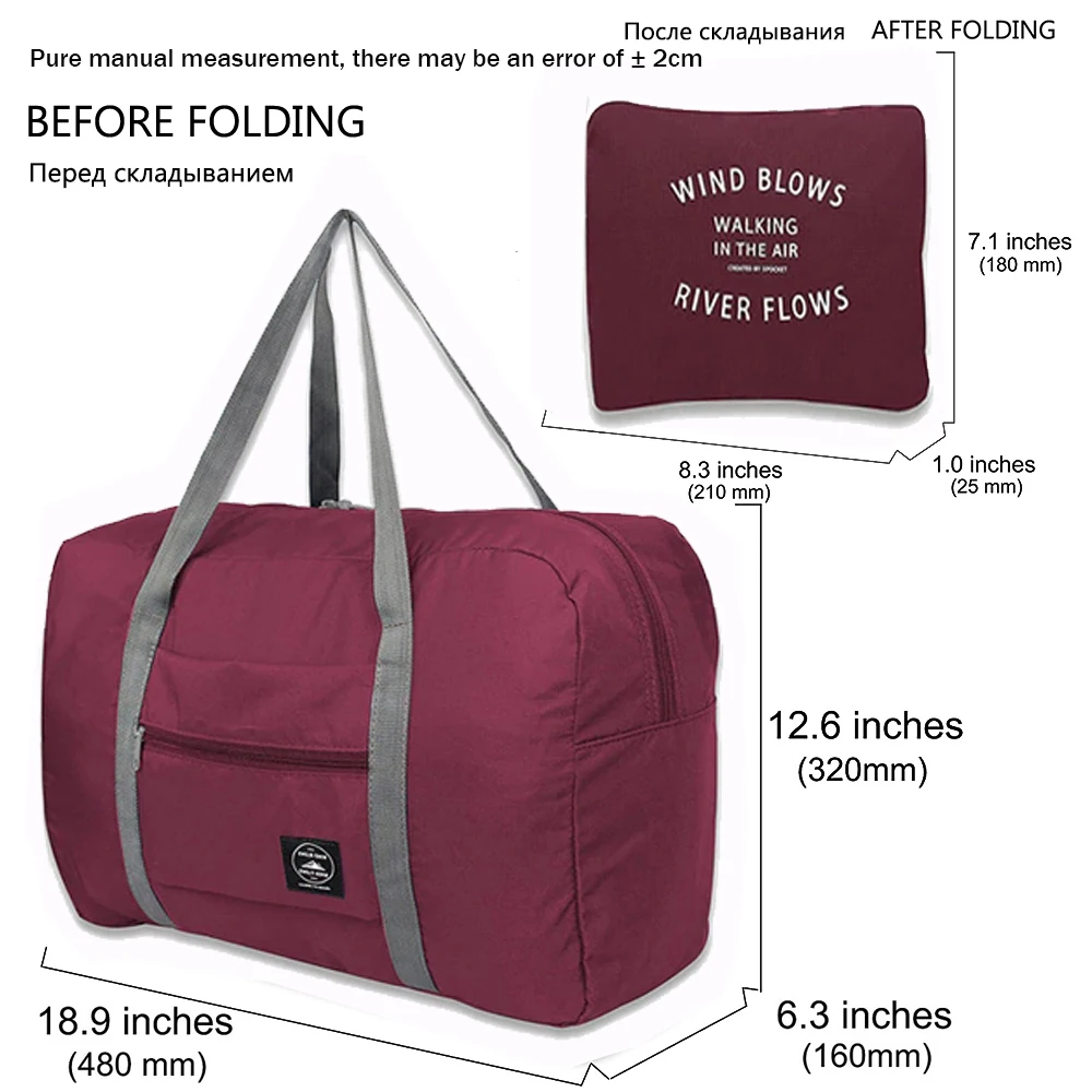 New Folding Travel Bag Large Capacity Waterproof Bags Tote Large Handbags Travel Bag travel bags