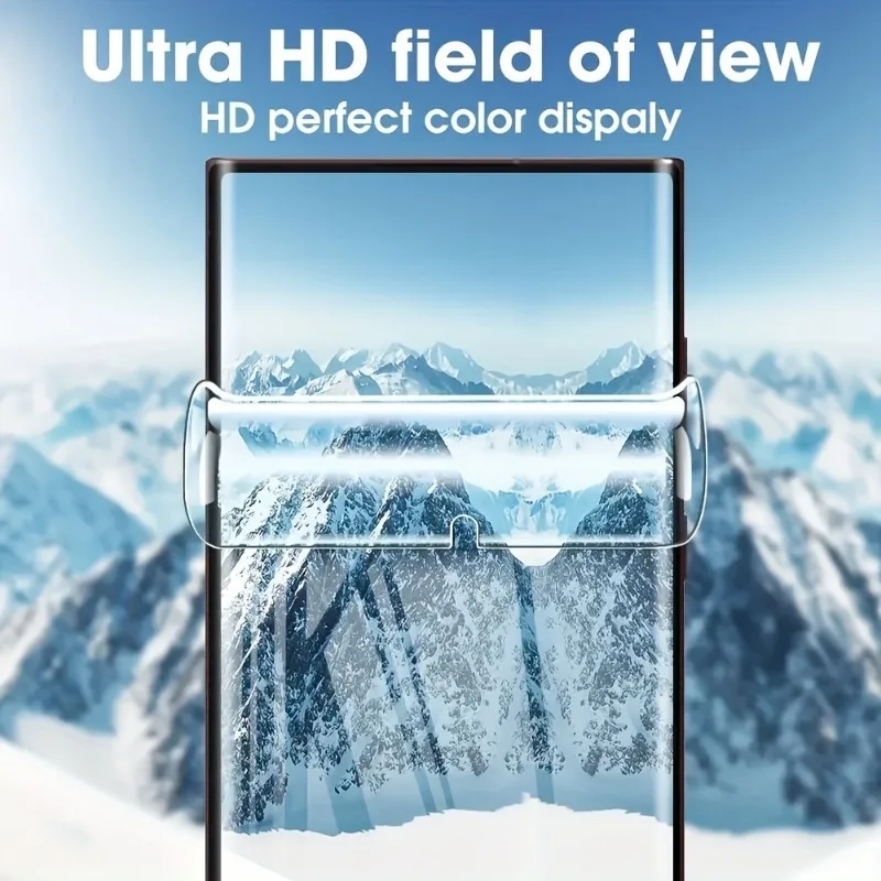 Premium 4-Piece Hydrogel Full Coverage Screen Protector Set