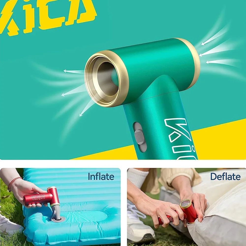 KICA Jet Fan 2 Portable Cordless Computer Keyboard Cleaner 100000RPM KICA Jetfan 2 Compresse Air Duster Electric Air Dust Blower electric air duster