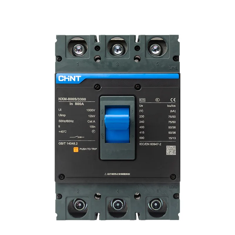 

Genuine Chint molded case circuit breaker Kunlun nxm-800s 3P 800A three-phase air switch MCCB 3P 800A