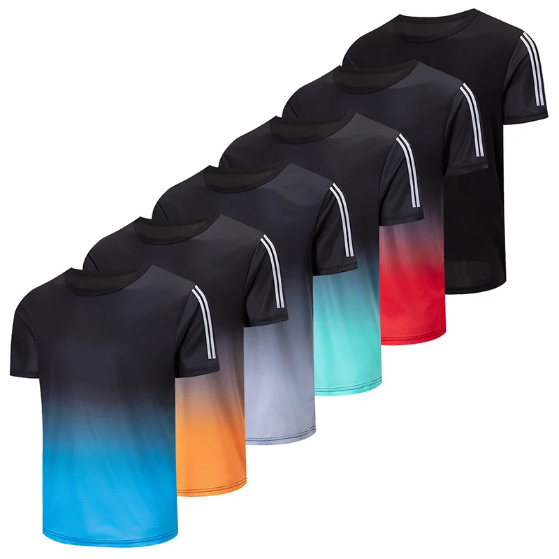 Mens Summer Loose Quick Dry Sports T-Shirts