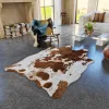 New 140X200Cm Faux Cowhide Rug Carpet For Living Room Bedroom Western Home Decor Faux Fur Cow Print Rugs 3