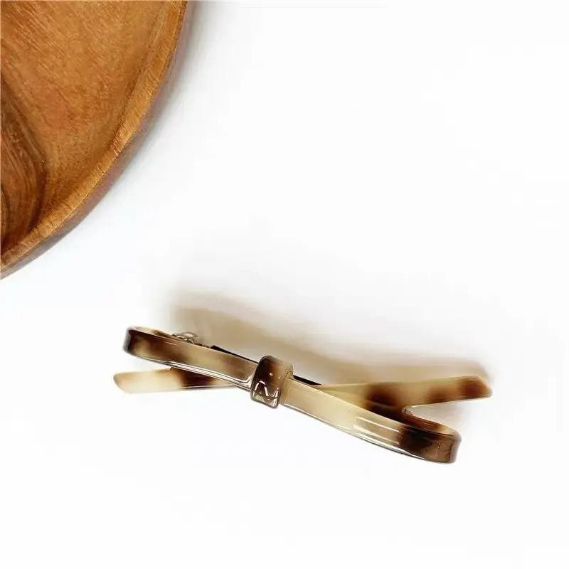 Koreanische Haarnadel Kopfschmuck Clip Seite Mädchen Wort Clip Weibliche Online Influencer Bogen Zurück Kopf Pony Top Clip Kopfschmuck Haarnadeln – Detail 8