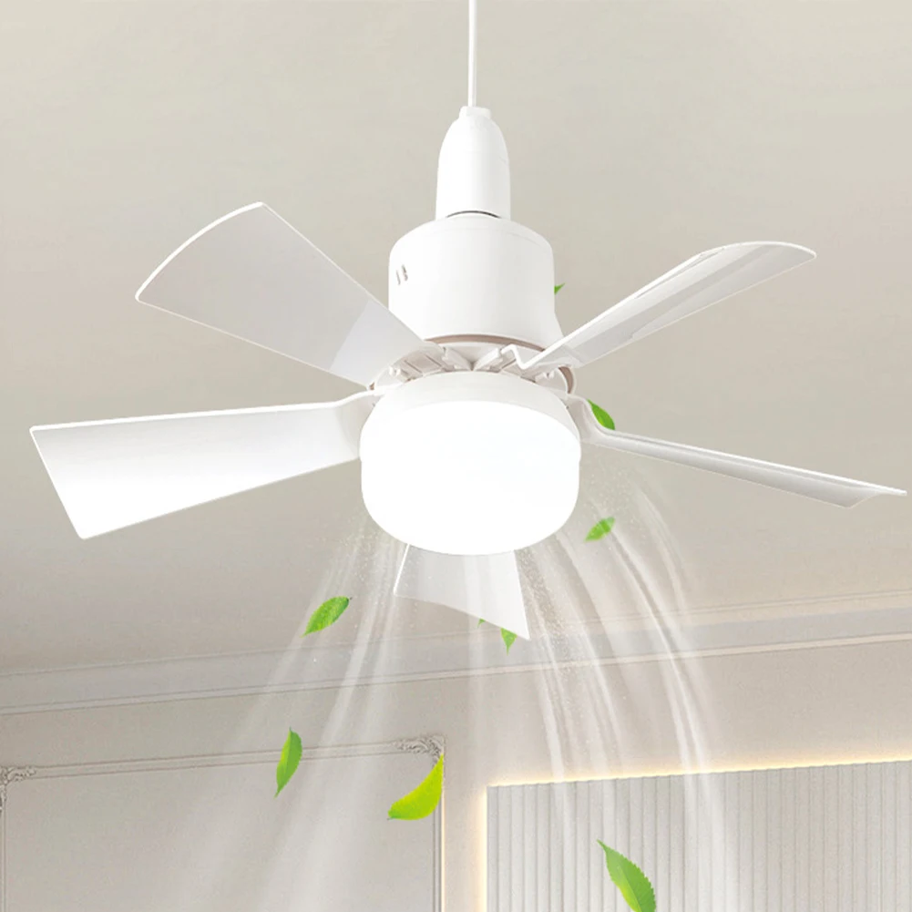 2-in-1 Portable Ceiling Fan & Light With Remote Control