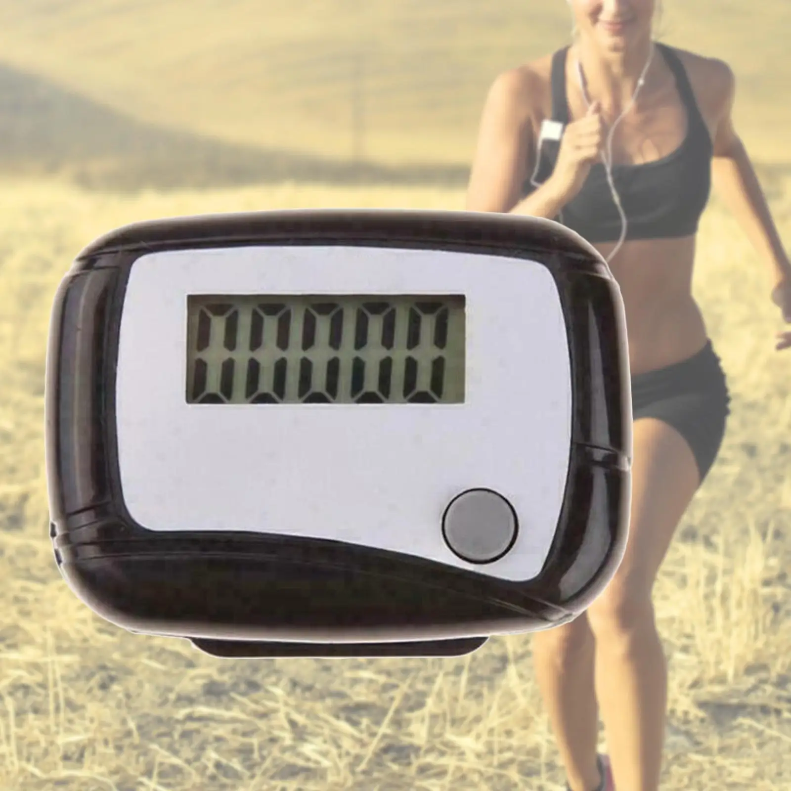 Pedometer Step Counter Gadgets Convenient Portable Exercise Belt Clip Electronic Pedometer for Fitness Walking Jogging Hiking