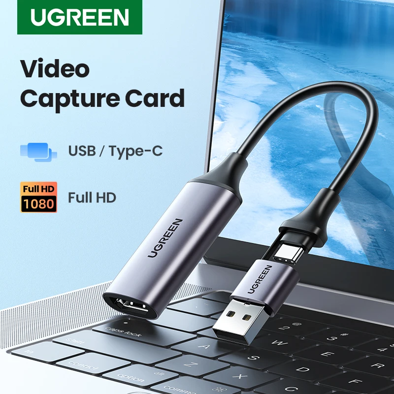 Lav et navn animation Forbandet NEW-IN】UGREEN Video Capture Card 4K HDMI to USB/USB-C HDMI Video Grabber  Box for PC Computer Camera Live Stream Record Meeting