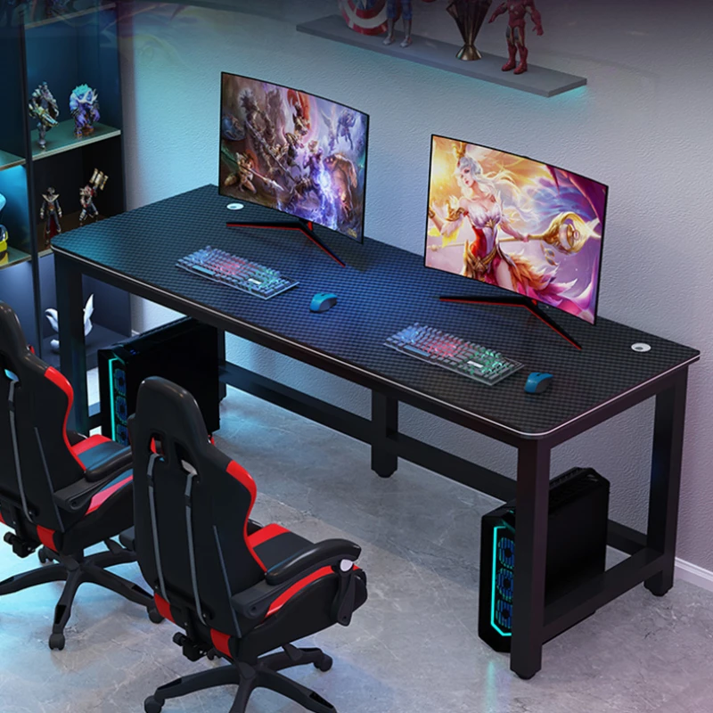 

Internet Bar Esports Computer Desks Desktop Simplicity Double Person Household Computer Desks Mesa Plegable Furniture QF50CD