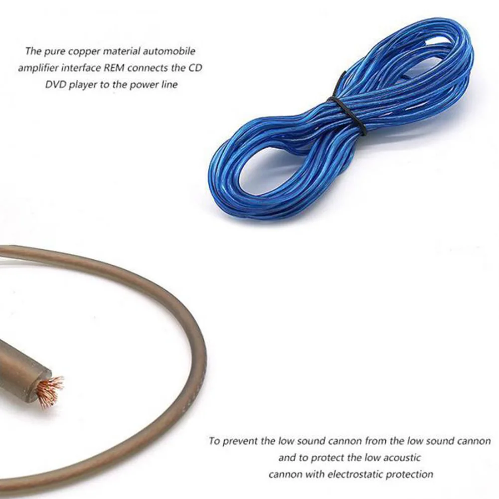 Car Audio Speakers Wiring kits Cable Amplifier Subwoofer Speaker Installation 10GA Power Cable 60 AMP Fuse Holder