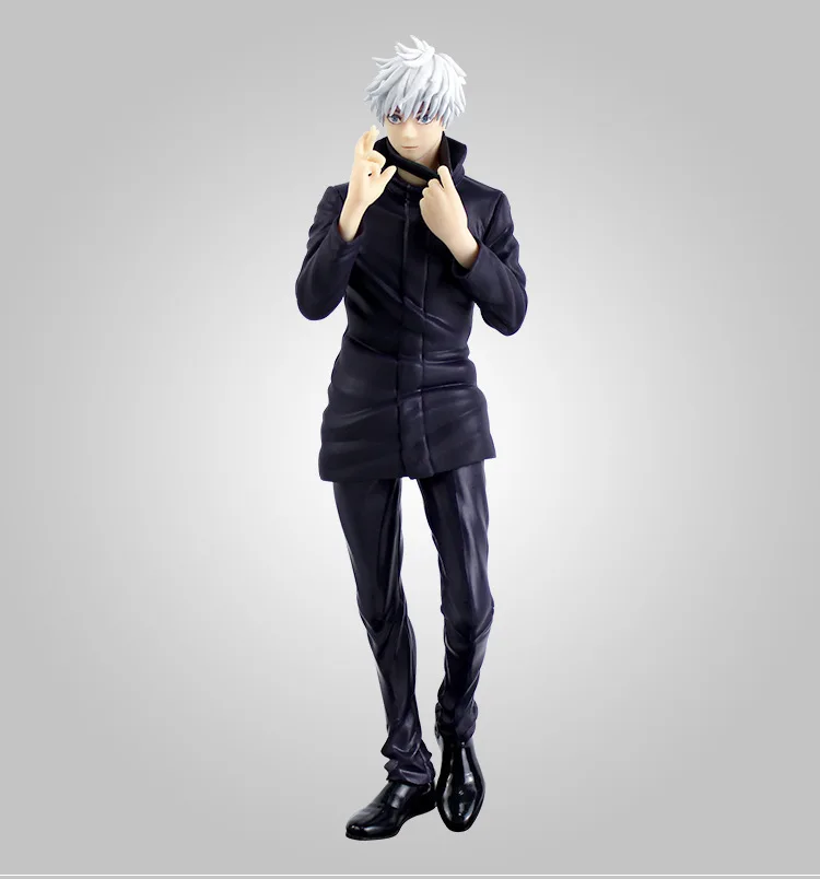 Jilijia JJK Figure Anime Gojo Satoru Action Figure JJK Character Model PVC Cartoon Figurine Statua Desktop Ornaments Collectibles Gifts 25 cm