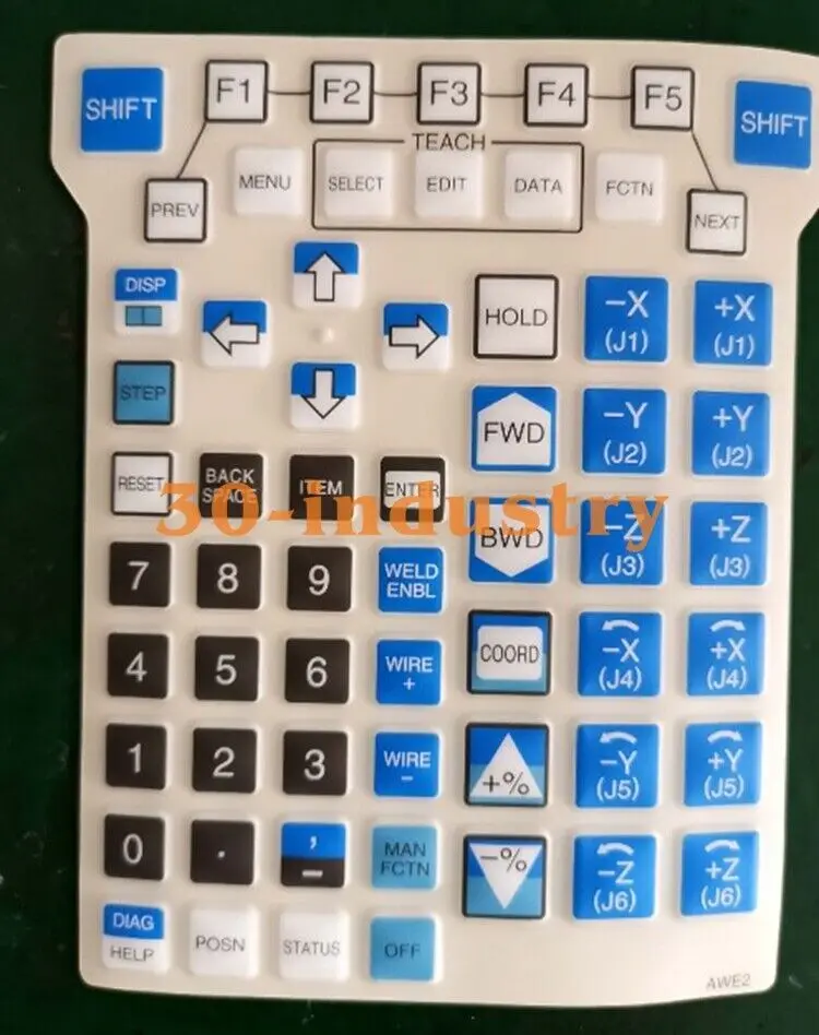 

Membrane Keypad FIT FOR FANUC Teach Pendant A05B-2518-C304#EMH AWE2 Button Film