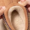 NEW Winter Woman Slippers Plush Interior Anti Slip Sole Thick Bottom Embroider Fashion  Warm Slippers Use Indoor Outdoor 6