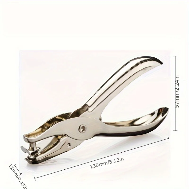 Paper Craft Punch Hole Paper Puncher Scrapbook Single Heavy Duty For Crafting Precision Soft Grip