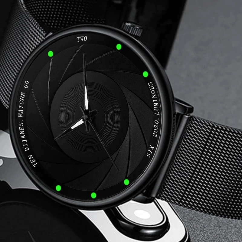 

Minimalist Mens Fashion Watches Ultra Thin Stainless Steel Mesh Belt Quartz Wrist Watch Men Business Watch Montre Homme