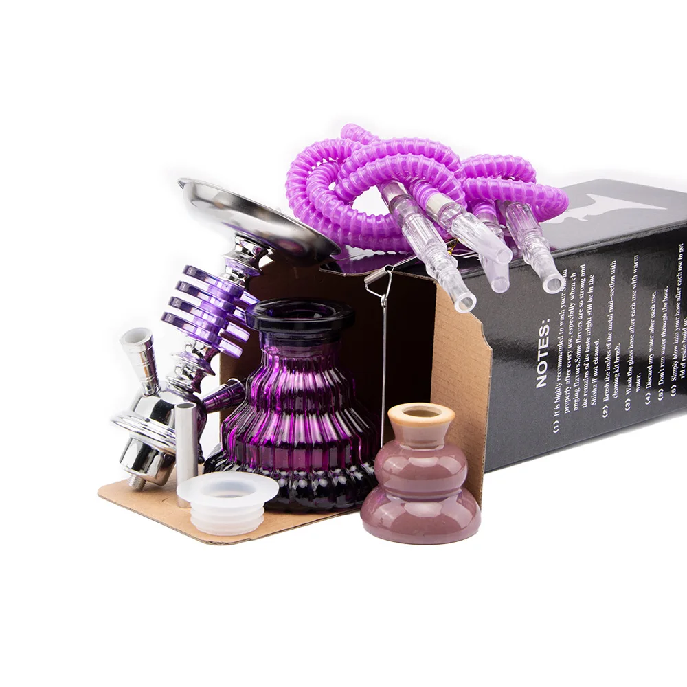 11" Portable 2-Hose Mini Shisha Hookah Set Bongs in Australian