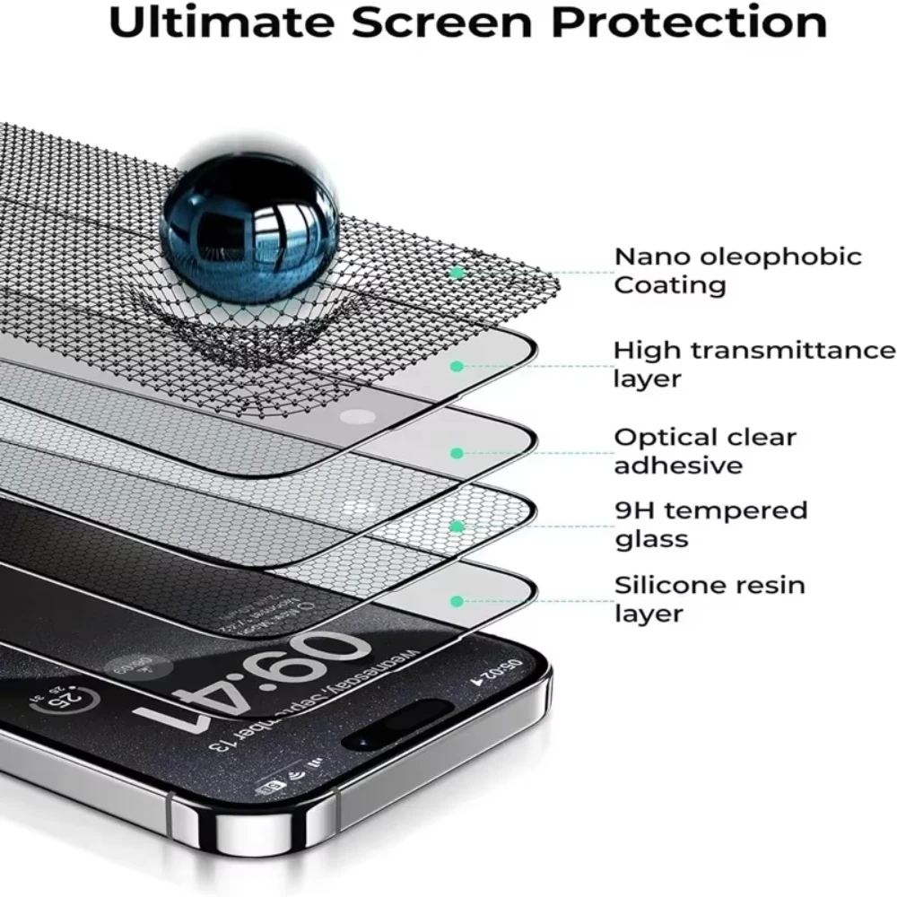 Premium Tempered Glass Screen Protector Pack - Enhanced Durability and Clarity
