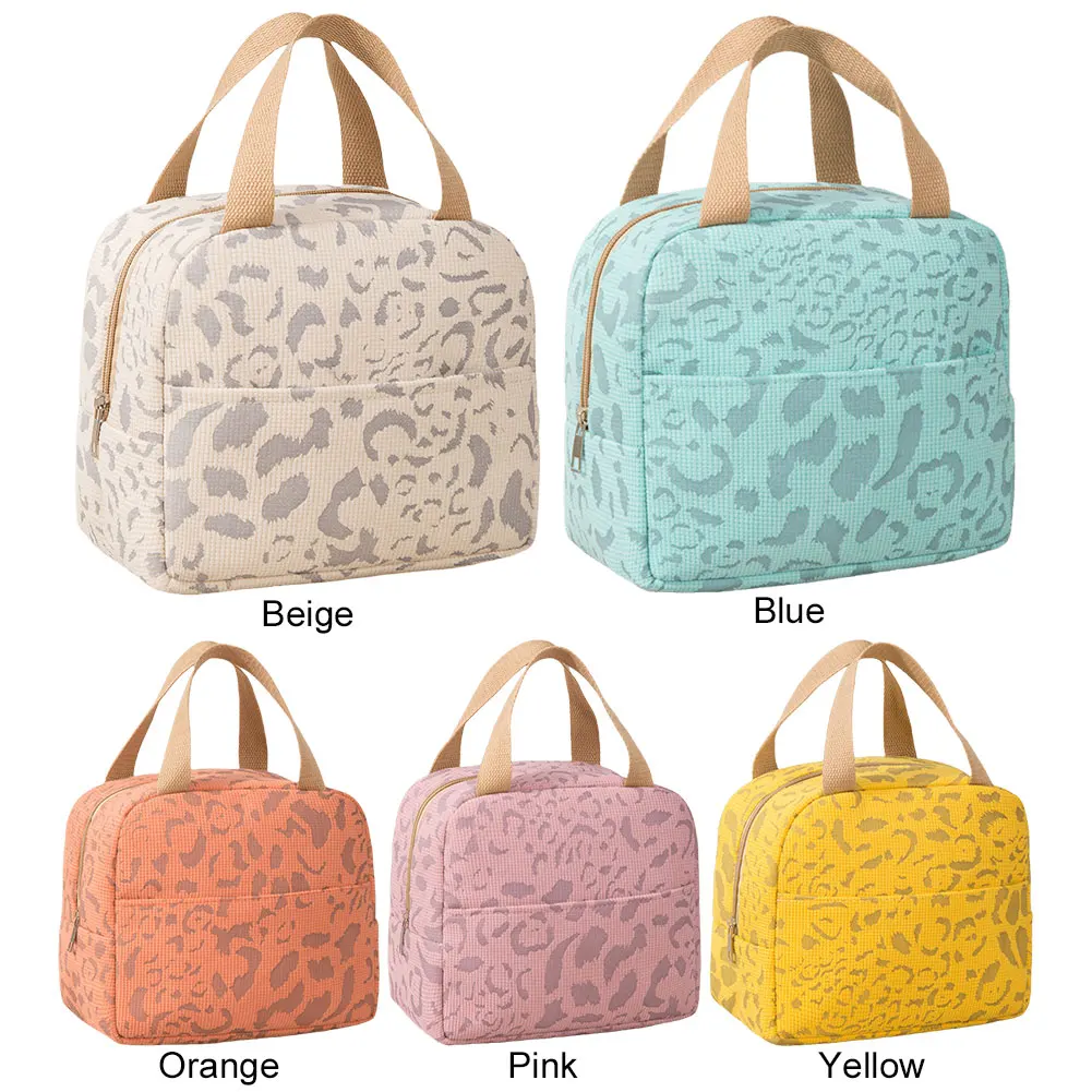 Insulated Lunch Bag Portable Lunch Bag with Aluminum Foil Insulated Bento Bag Multi-Function Large Capacity for Outdoor Travel