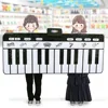 180x72cm Electronic Musical Carpet Black & White Keyboard Kids Playing Piano Mat Baby Play Mat Rug Early Educational Toys Gift 6