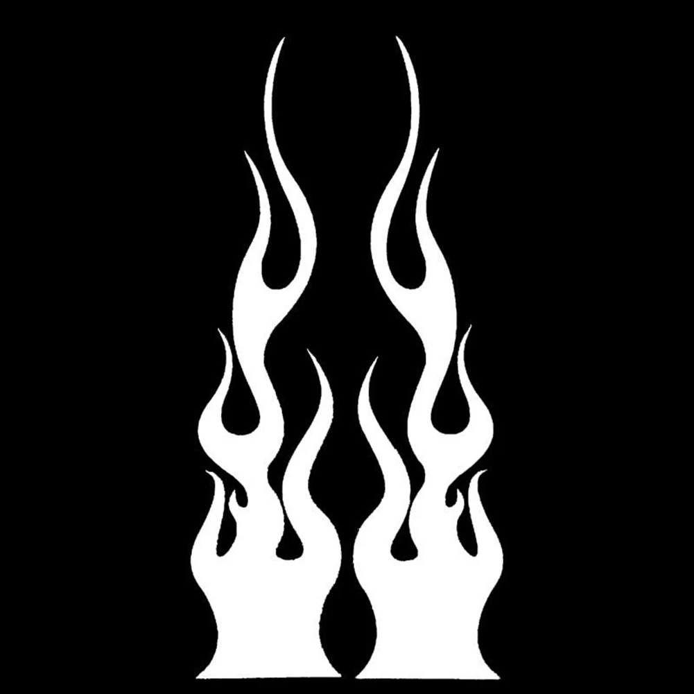

Hot Sale Ready Stock Car Sticker Motor Sticker Flame Vinyl Decal Sticker For Car Motorcycle Gas Tank Fender Waterproof