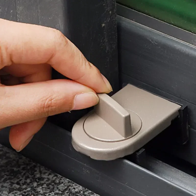 Child Lock Window Limit Protection Lock Push Window Adjustable Security Door Latch Anti-Theft Child Safety Lock