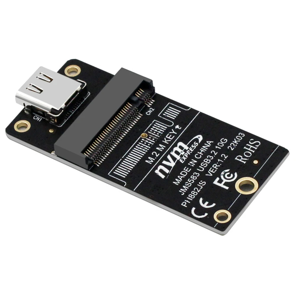 NVME HDD Ŭ , M.2 to CŸ SSD Ŭ , JMS583 Ĩ, 10Gbps , 2230, 2242, 2260, 2280  SSD