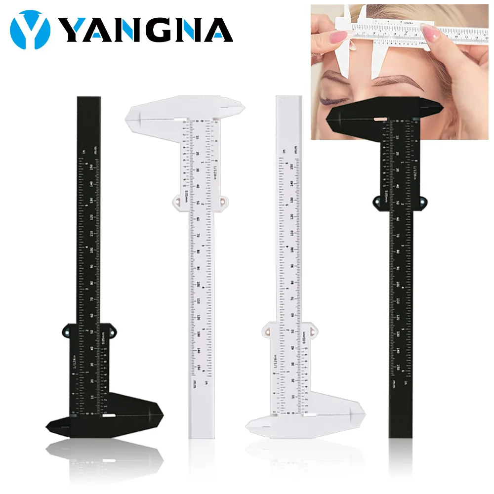

5/10/20pcs Plastic Eyebrow Measuring Vernier Caliper Tattoo Caliper Ruler Tattoo Tools Eyebrow Measurement Tattoo Accesories