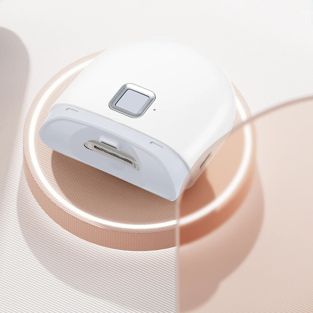 조명이 있는 전기 네일 클리퍼, 자동 네일 트리머, USB 충전 네일 커터, 매니큐어, 성인 케어 가위 도구
