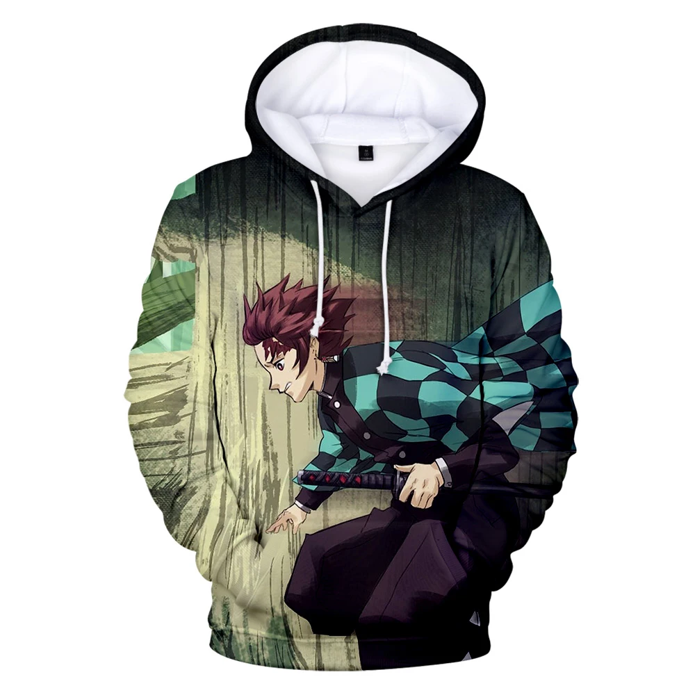 

Demon Slayer Kimetsu no Yaiba 3D Hoodies Men women Newest Autumn Fashion Harajuku Sweatshirt Popular Anime 3D Hoodie