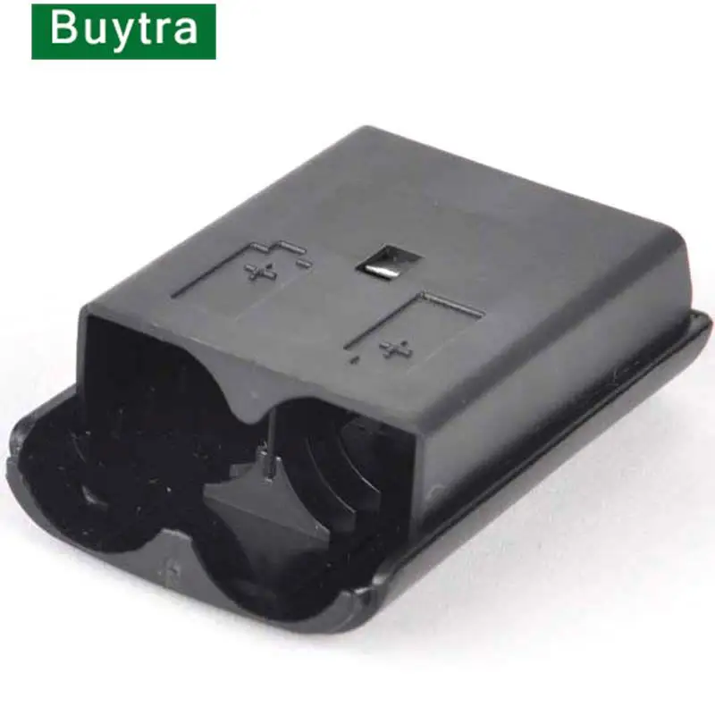 Scatola Di Immagazzinaggio Della Batteria Nera Del Supporto Della Copertura Della Cassa Del Pacchetto Della Batteria Di Aa Per Il Xbox 360 Del Regolat