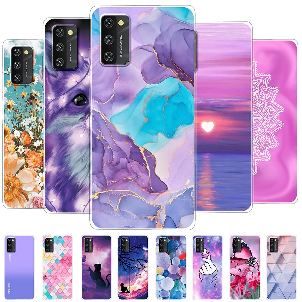 Per Blackview A100 Custodia In Marmo Modello Morbido Silicone Trasparente Tpu Funda Per Blackview A100 Cover Per Telefono Per Blackview A100 Coque