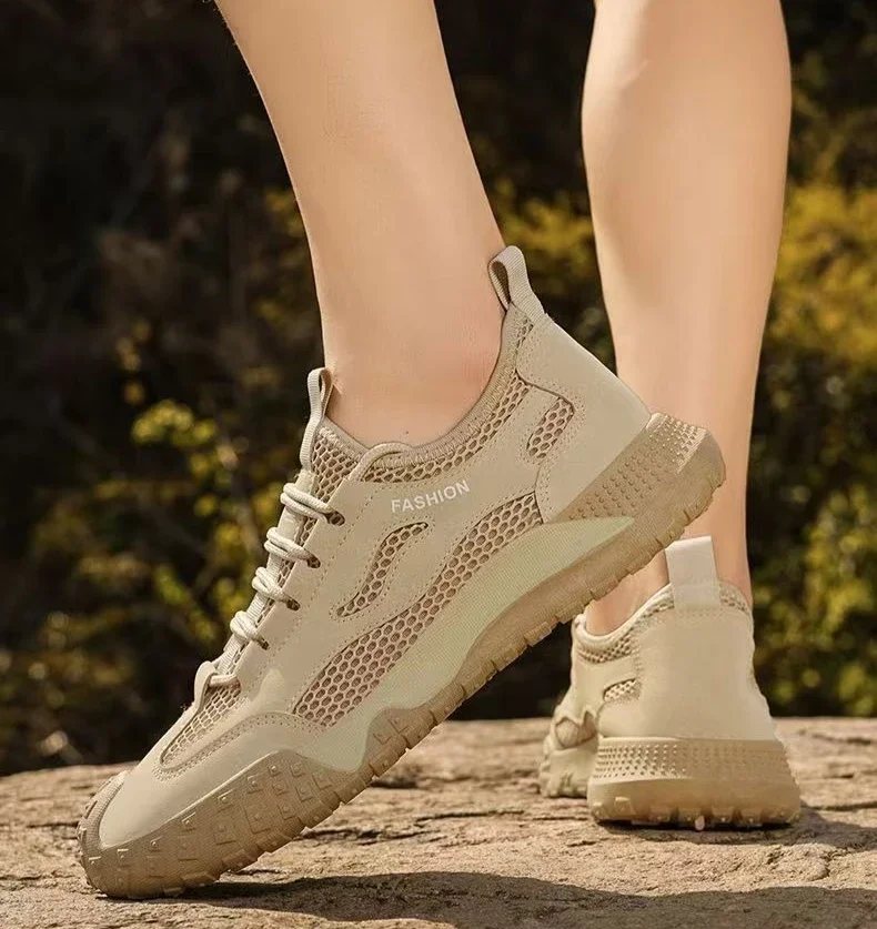 Herren Barfußschuhe Für Wanderungen Atmungsaktive Wanderschuhe_voghion.com