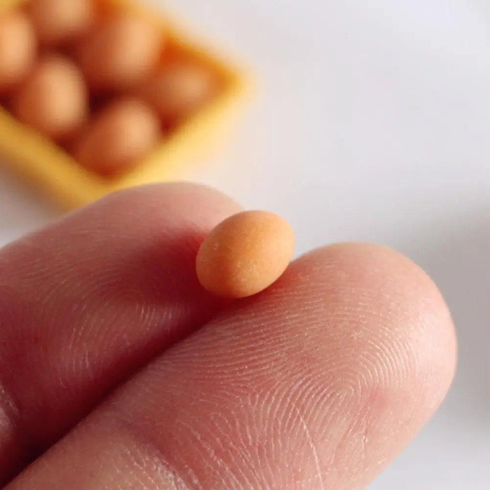 Miniature Kitchen Food Egg Egg Trays For Blyth Doll Toys Doll House pretend food toys pretend kitchen toys kitchen toys doll house toys