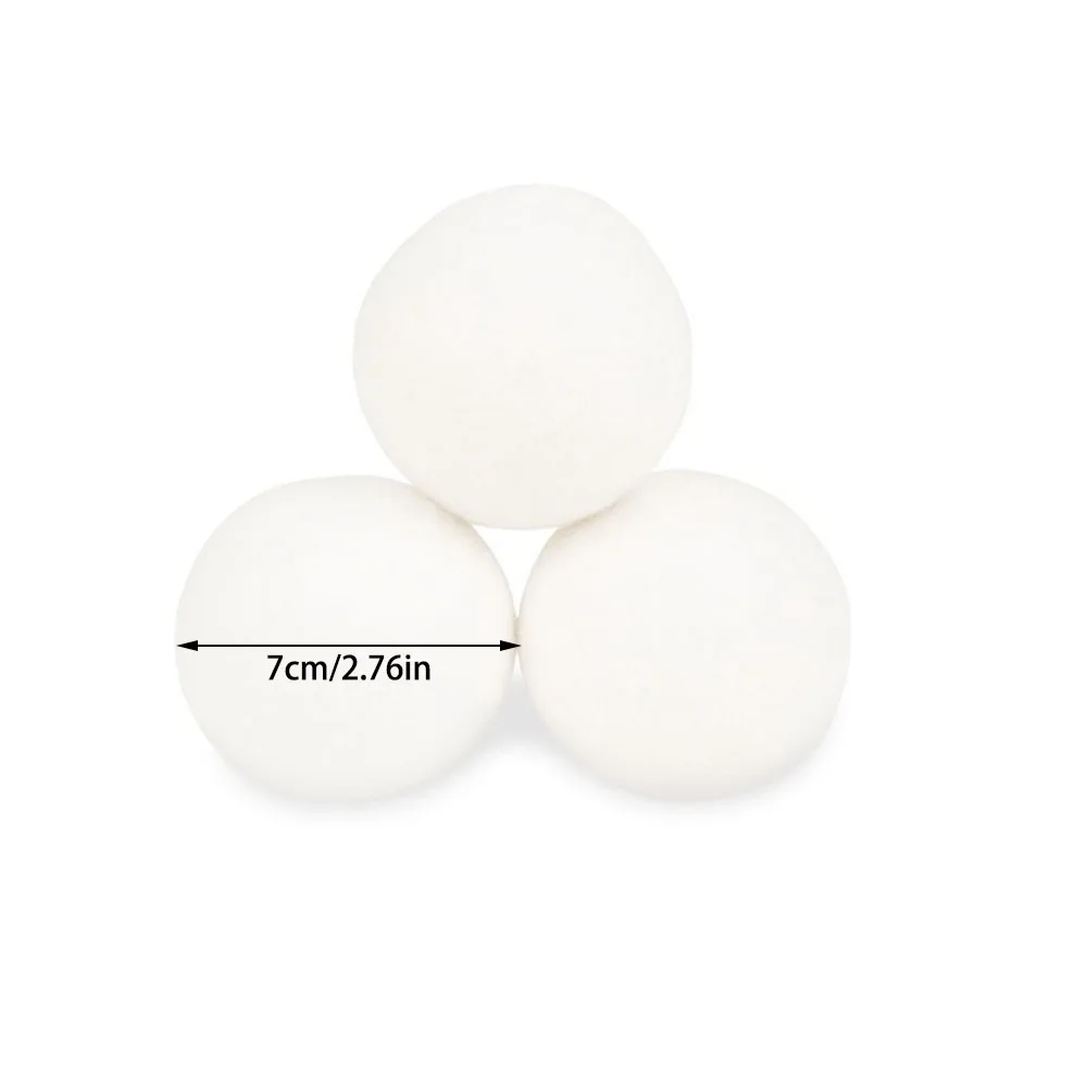 6pcs Premium Natural Wool Dryer Balls-Replace Dryer Sheets & Fabric Softener-Laundry Balls For Reusable To Sheets