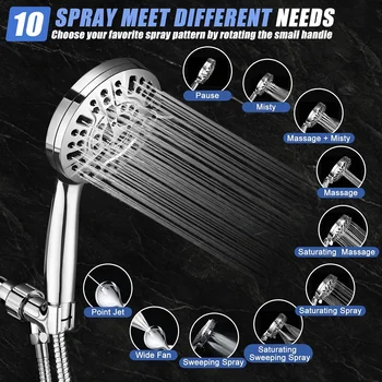 shower head with hose holder